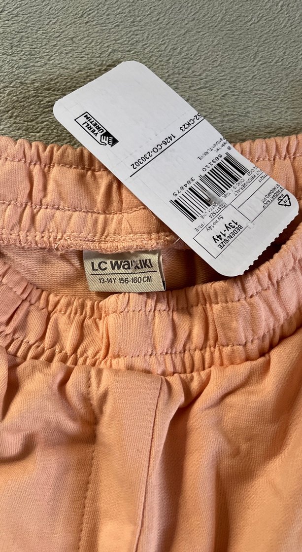 Pembe Baskılı Rahat Kesim kız çocuğu  Eşofman - Görsel 5