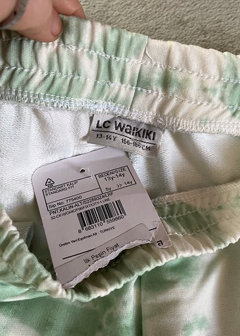 Yeşil Bağcıklı Street Wear Kız çocuğu Eşofman - Görsel 4