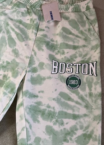 Yeşil Bağcıklı Street Wear Kız çocuğu Eşofman - Görsel 3