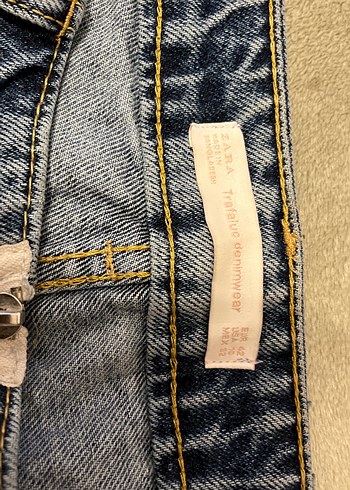 Gri Bol Kesim Kadın Denim Pantolon - Görsel 3