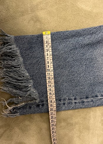 Gri Bol Kesim Kadın Denim Pantolon - Görsel 7