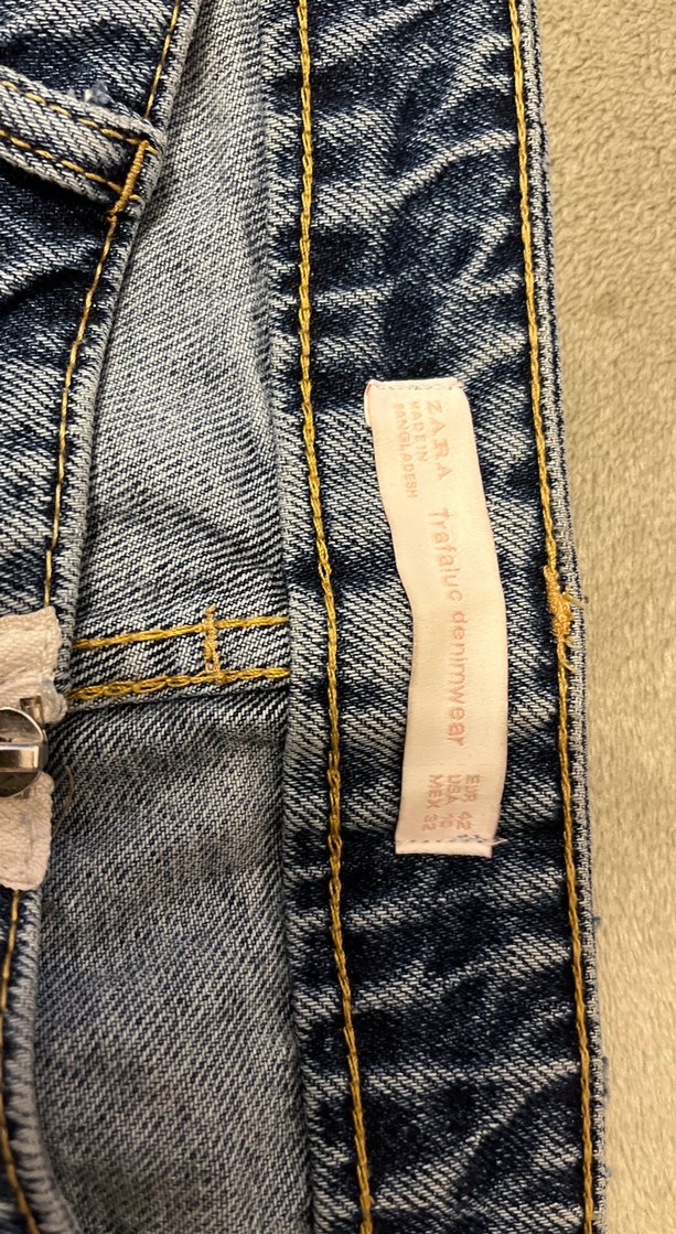 Gri Bol Kesim Kadın Denim Pantolon - Görsel 3