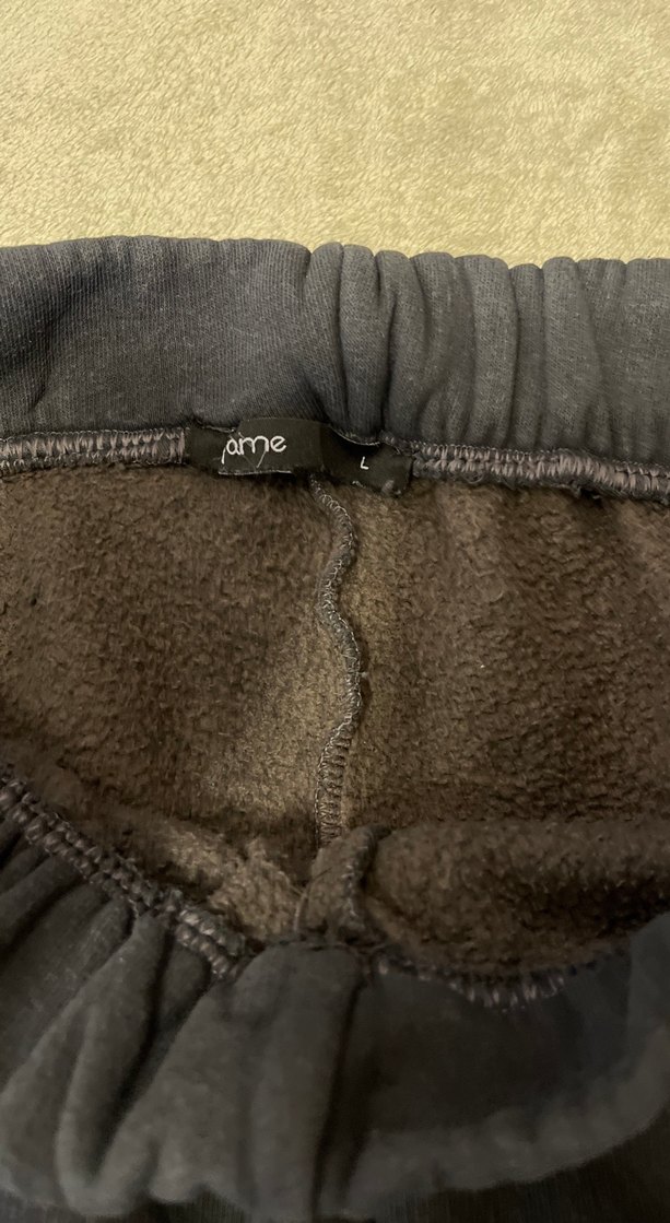 Fermuarlı Siyah Kadın Eşofman Altı - Görsel 2