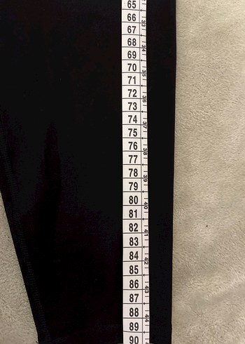 Kadın Siyah Elastik Spor Tayt - Görsel 6