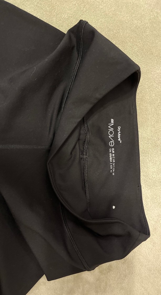 Kadın Siyah Elastik Spor Tayt - Görsel 2