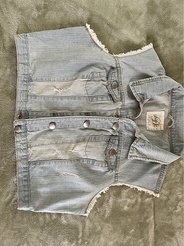 Denim&Co Kadın / bayan/ kız çocuğu kot yelek