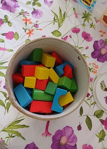 Ahsap kutulu eğitici oyuncak 