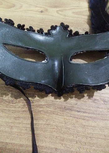 Siyah Payetli Kadın Maskesi - Görsel 4