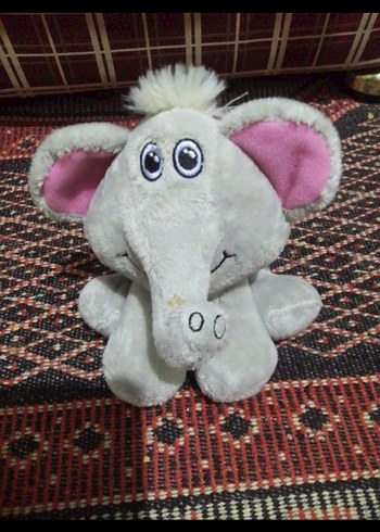 Gri Peluş Fil Oyuncak - Görsel 2