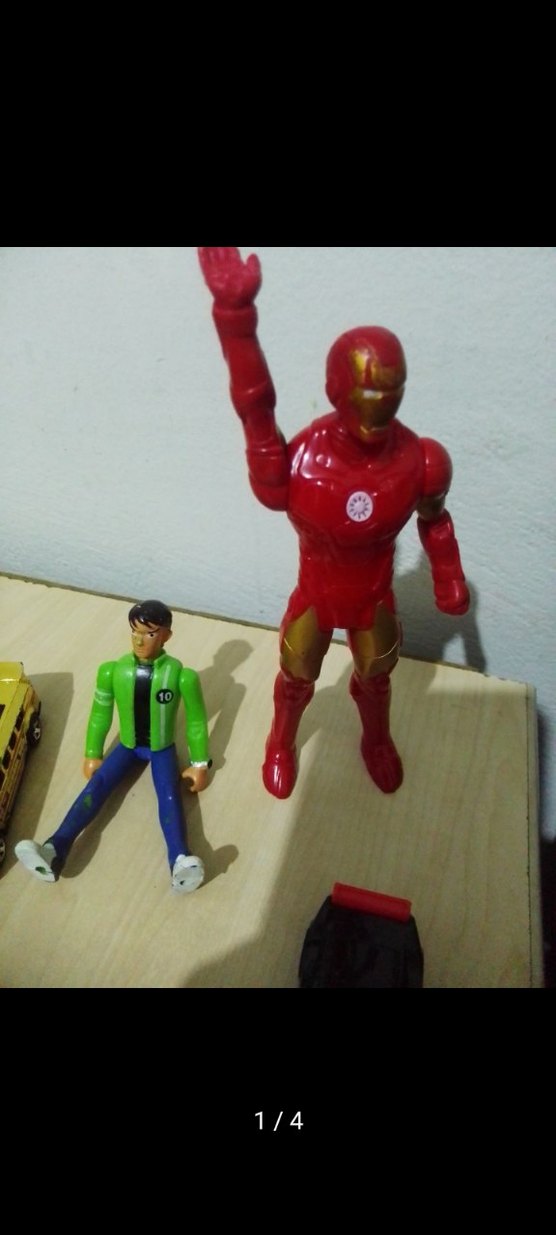 Renkli Aksiyon Figürleri ve Araba Seti - Görsel 2