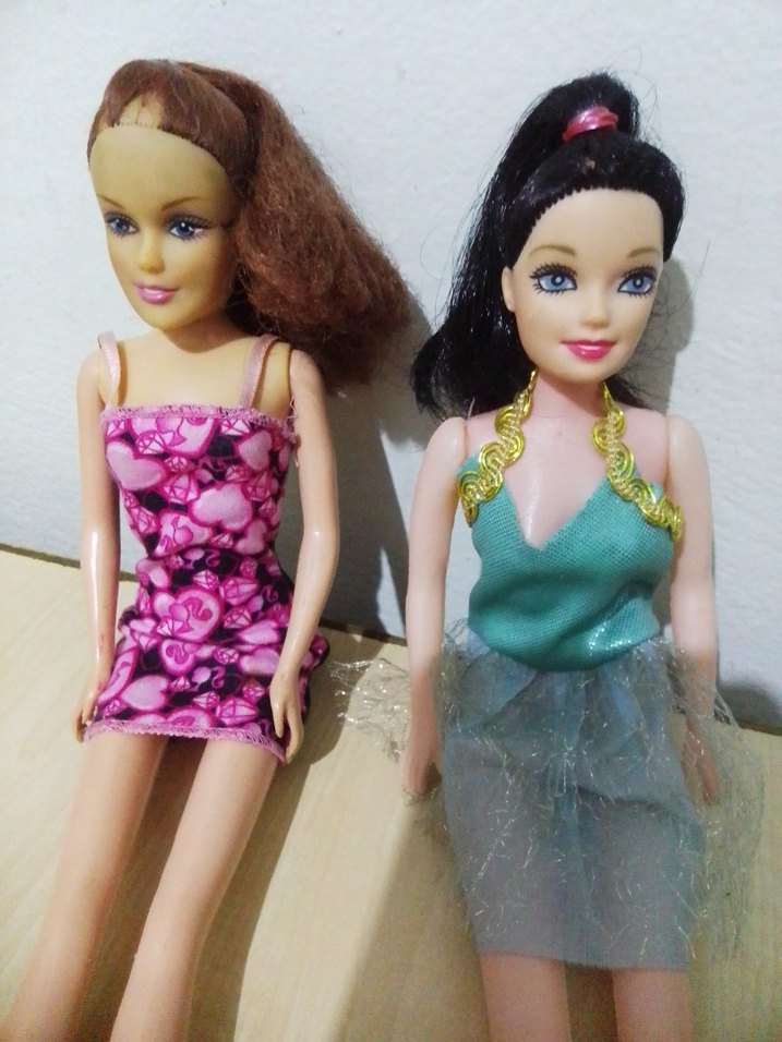 Renkli Elbiseli Bebek Seti - Görsel 2