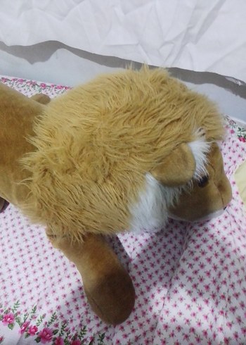 Kahverengi Yumuşak Aslan Peluş Oyuncak - Görsel 3