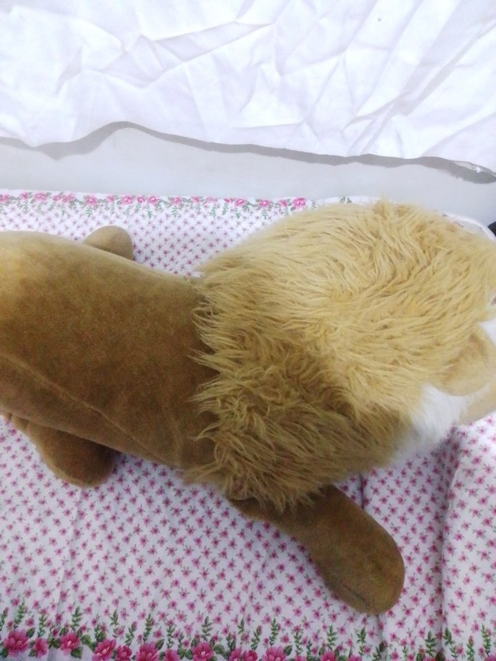 Kahverengi Yumuşak Aslan Peluş Oyuncak - Görsel 4