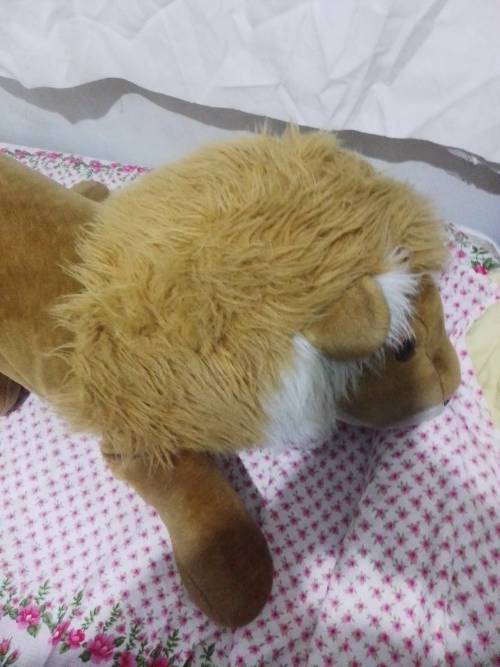 Kahverengi Yumuşak Aslan Peluş Oyuncak - Görsel 3