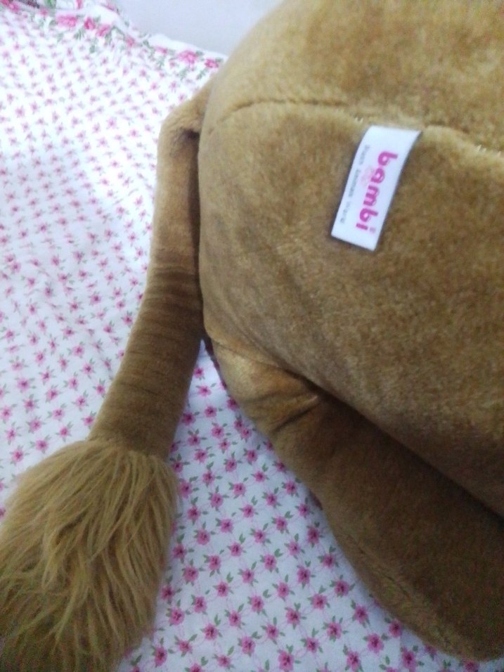 Kahverengi Yumuşak Aslan Peluş Oyuncak - Görsel 5