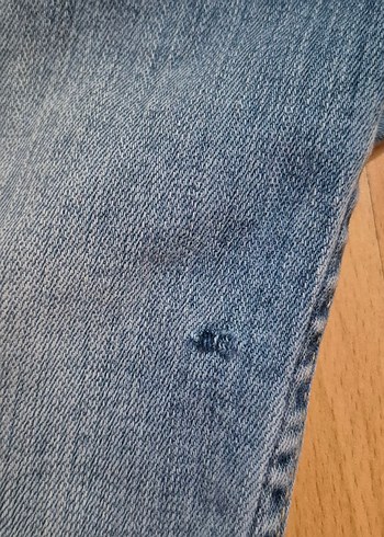 Mavi Gri Düğmeli Kadın Denim Şort - Görsel 2