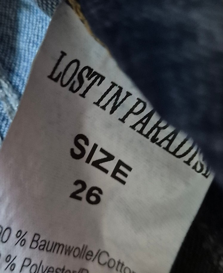 Mavi Gri Düğmeli Kadın Denim Şort - Görsel 3