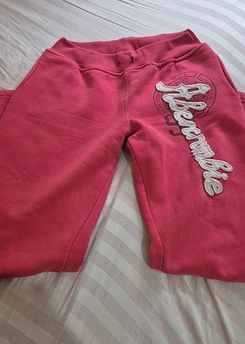 Fermuarlı Nakışlı Pembe Kadın Eşofman Altı - Görsel 2