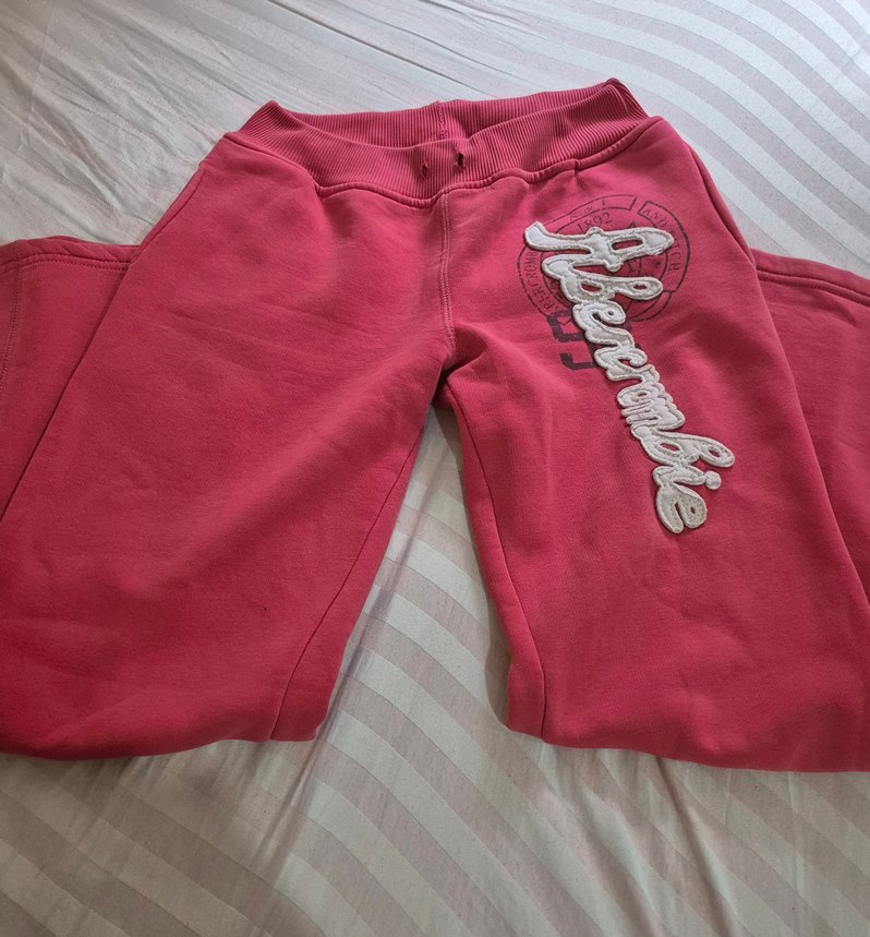 Fermuarlı Nakışlı Pembe Kadın Eşofman Altı - Görsel 2