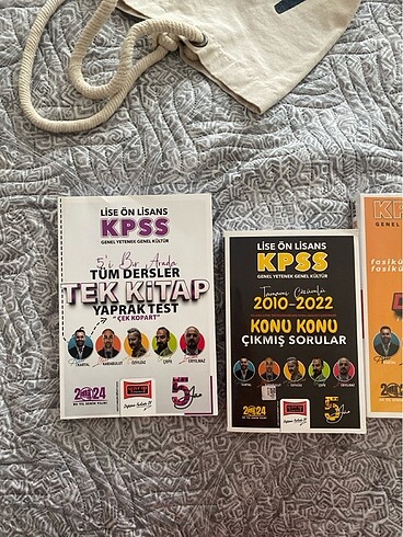 KPSS LİSE ÖNLİSANS ORTAÖĞRETİM HAZIRLIK/TEST KİTAPLARI
