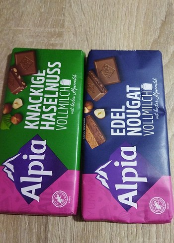 Alpia Sütlü Çikolata Çeşitleri