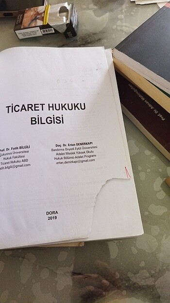 Beden Ticaret hukuku bilgisi Fatih bilgili Ertan Demirkapı