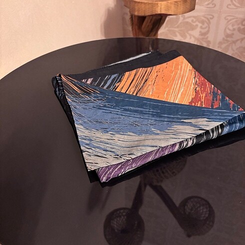 Desenli pamuk soft eşarp