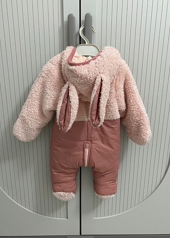 Kapüşonlu astronot Bebek Tulum - Görsel 2