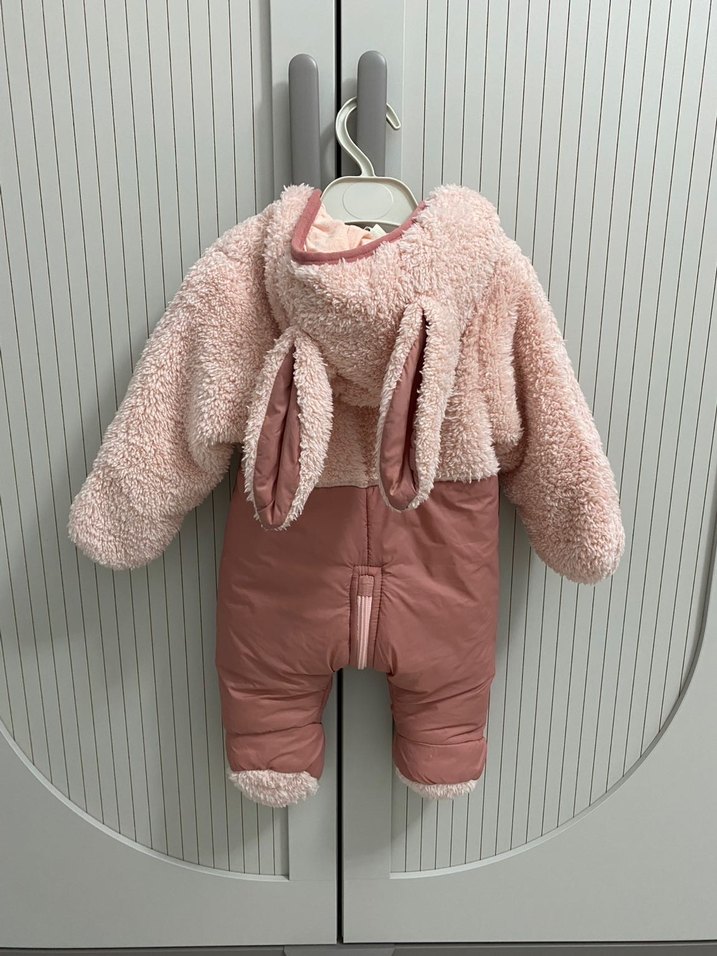 Kapüşonlu astronot Bebek Tulum - Görsel 2