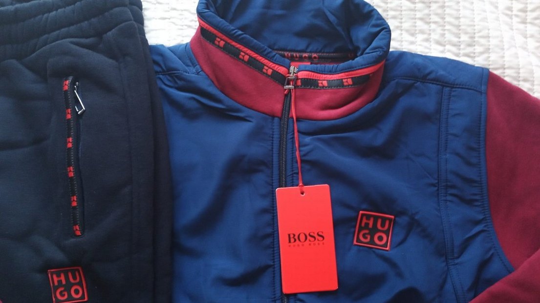 Hugo Boss Hakim yaka üç iplik eşofman takımı - Görsel 3