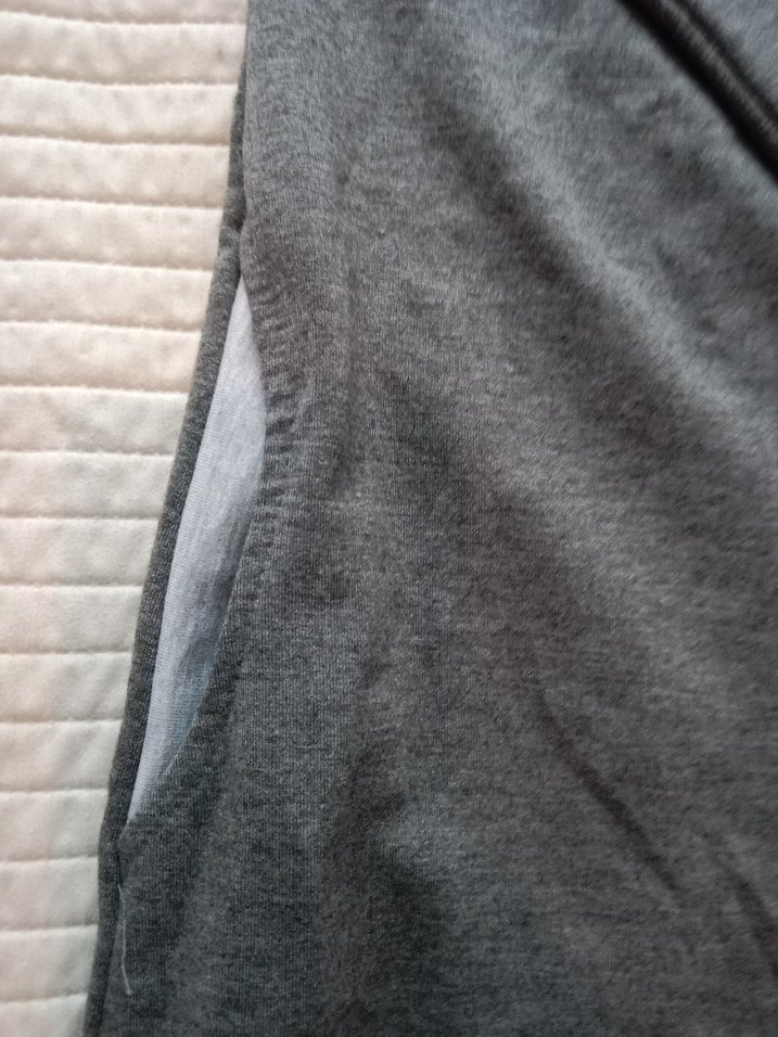 Gri Kadın Kapüşonlu Uzun Kollu Sweatshirt - Görsel 3