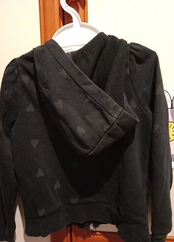 H&M Sweatshirt fermuarlı kız çocuk 