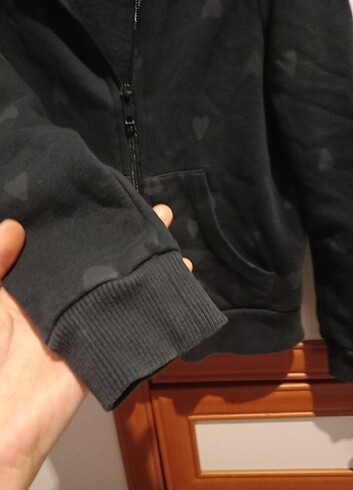 4 Yaş Beden Sweatshirt fermuarlı kız çocuk 