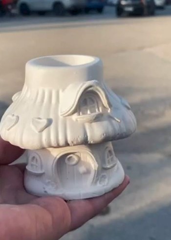 Renkli Kar Temalı Ev Figürinleri - Görsel 4