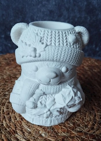 Beyaz Seramik Nostaljik Müzik Kutusu Biblo - Görsel 7