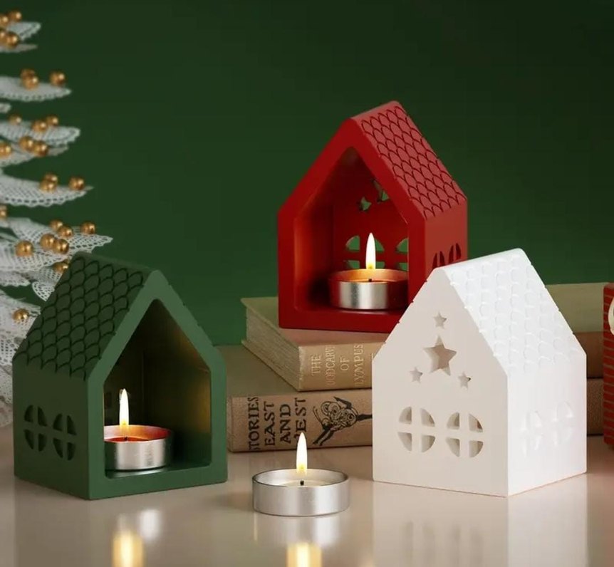 Beyaz Pastel Renkli Dekoratif Figürin Seti - Görsel 2