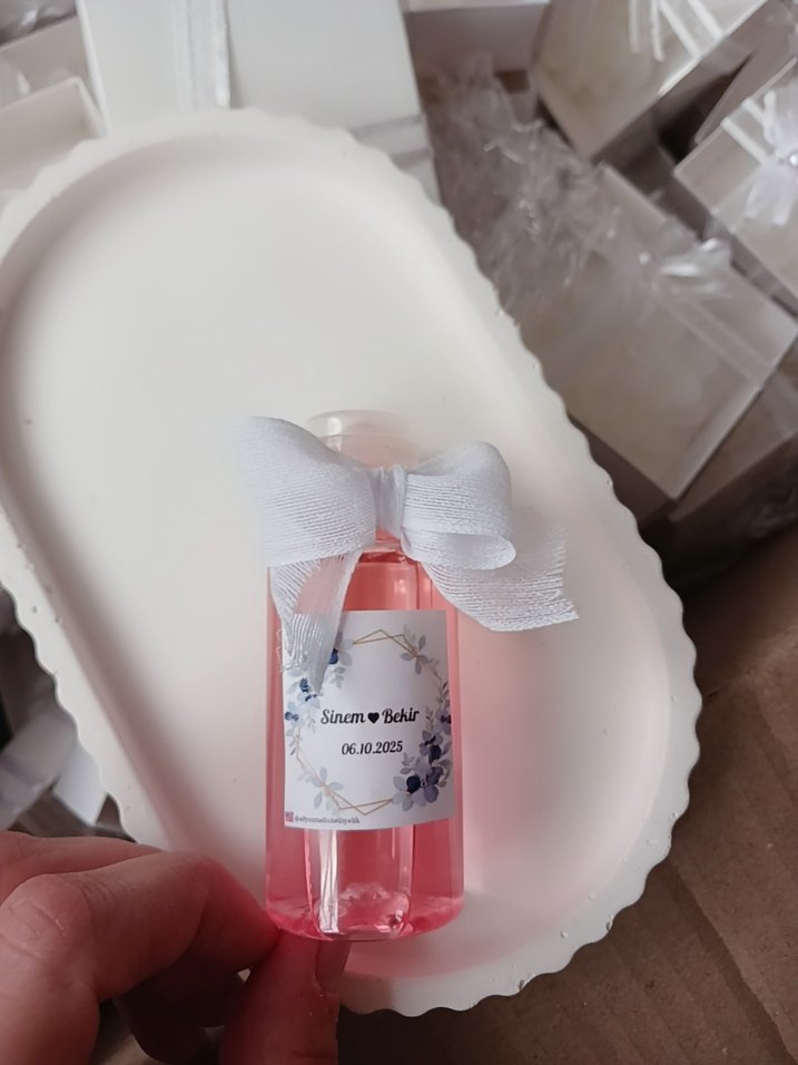 Pembe Kokulu Hediyelik Şişe - Görsel 4
