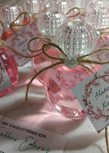 Pembe Şişede Özel Etiketli Hediyelik - Görsel 4