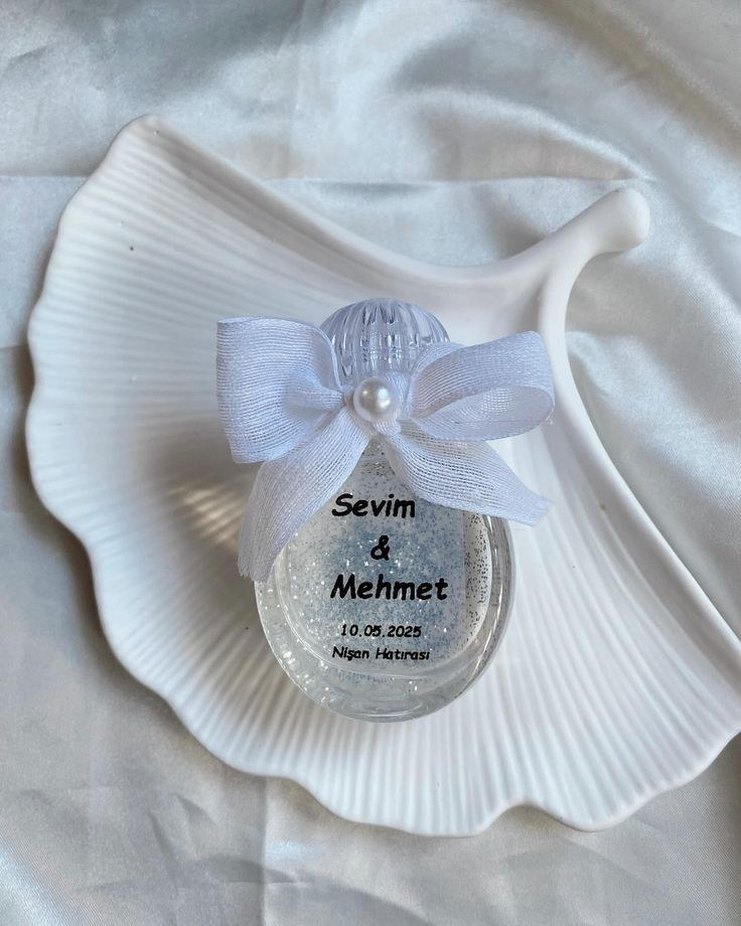 Pembe Şişede Özel Etiketli Hediyelik - Görsel 5