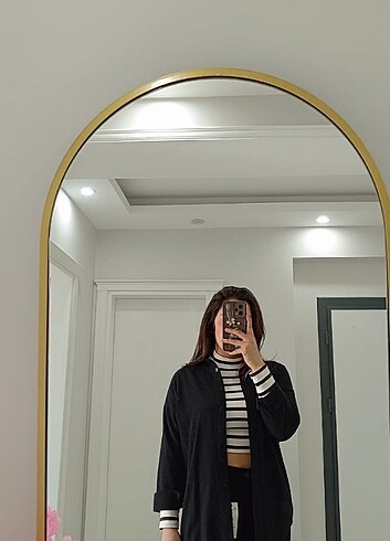 Diğer Siyah kadın oversize gomlek