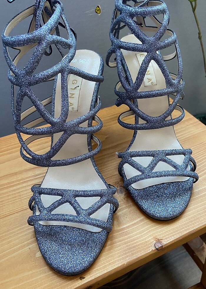 İnce topuklu gece ayakkabısı - Görsel 3