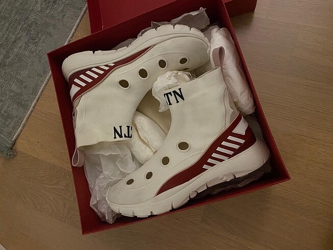 Valentino kumaş bot - Görsel 5