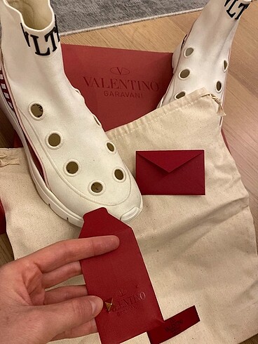 37,5 Beden Valentino kumaş bot