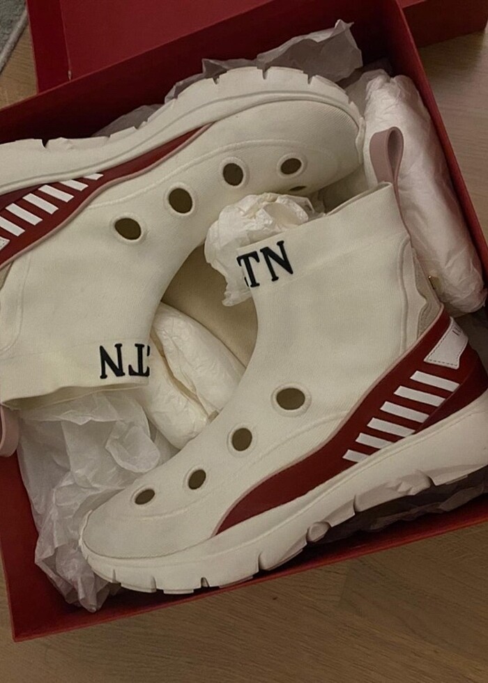 Valentino kumaş bot - Görsel 5