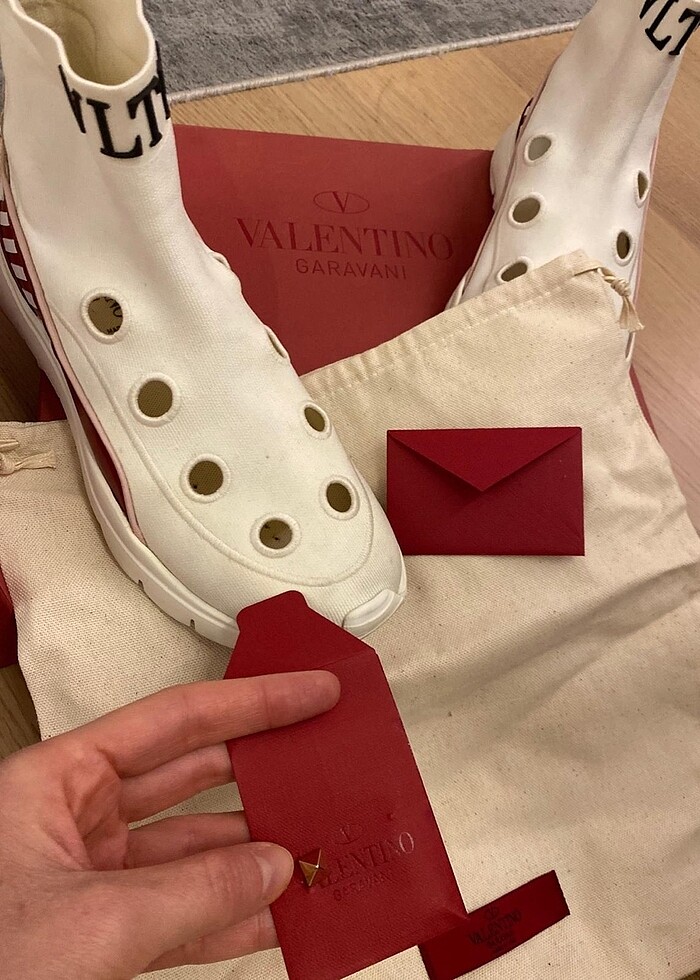 Valentino kumaş bot - Görsel 3