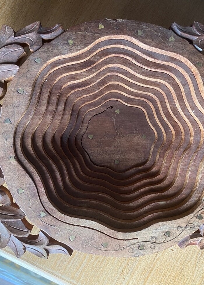 Ahşap el işçiliği akordeon sunumluk - Görsel 5