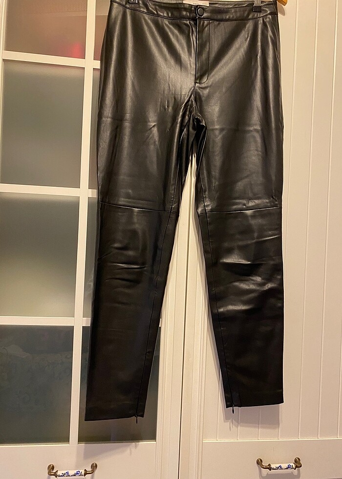 Mango deri pantolon - Görsel 2