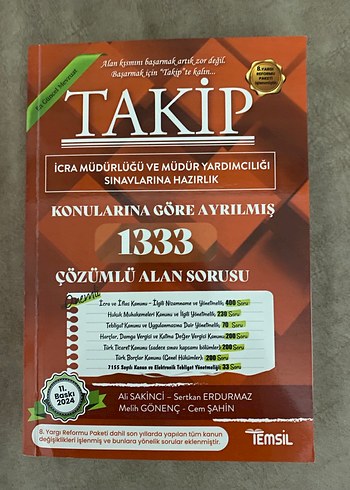 İcra Müdürlüğü ve Müdür Yardımcılığı Sınavlarına Hazırlık Kitabı - Görsel 2