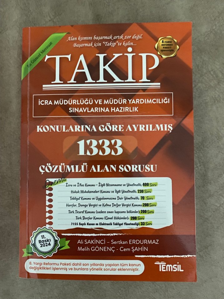 İcra Müdürlüğü ve Müdür Yardımcılığı Sınavlarına Hazırlık Kitabı - Görsel 2