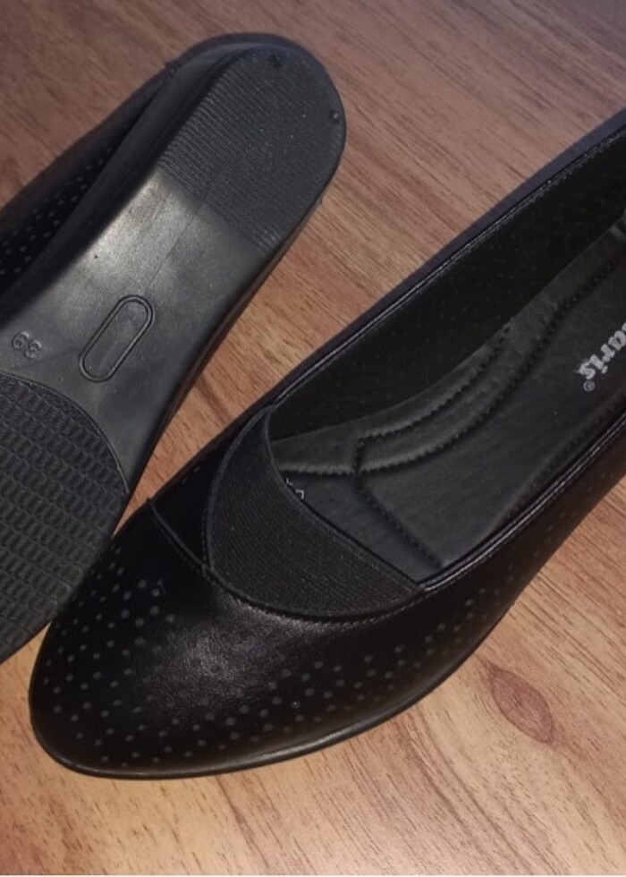 Polaris Siyah Kadın Ayakkabı - Görsel 3